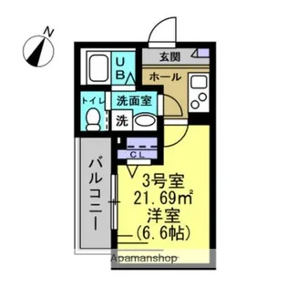 AJ四ツ木Ⅱ【1階】の間取り