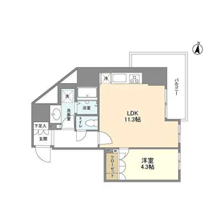 OPEN BLOOM SUMIDA YAHIRO【9階】の間取り