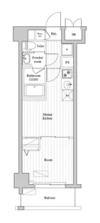 ハーモニーレジデンス東京大島ザ・ガーデン【6階】の間取り