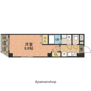 リンクスクエア船橋【4階】の間取り
