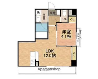 PRIMAVERA【901号室】の間取り