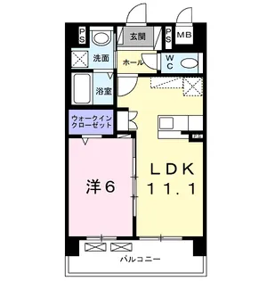 マリーナコート【7階】の間取り