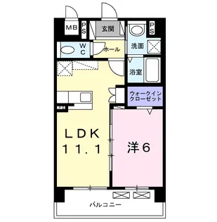 マリーナコート【4階】の間取り