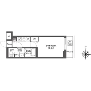 エスタート亀有【2階】の間取り