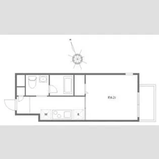 アリカ押上【4階】の間取り