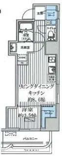 千葉県市川市八幡2丁目【マンション】の間取り