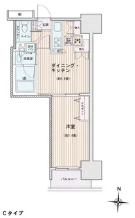 エスティメゾン錦糸町Ⅱ【6階】の間取り