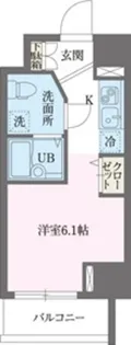 THEパームス新小岩【6階】の間取り