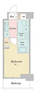 RJRリクロス高砂【4階】の間取り