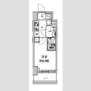 SーRESIDENCE市川【8階】の間取り
