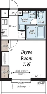 リブリ・フルール【3階】の間取り