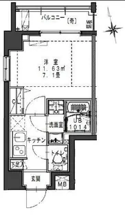 サムティレジデンス市川【5階】の間取り