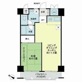 ソフトタウン新小岩【2階】の間取り