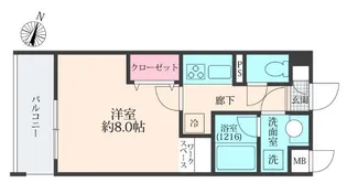 MAISON HOUSEDRESSING【2階】の間取り