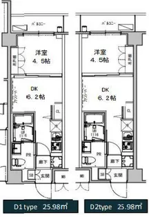 SーRESIDENCE瑞江【1階】の間取り