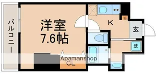 グランクオール西小岩【301号室】の間取り