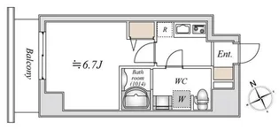 LIME RESIDENCE HIGASHINAKAYAMA【4階】の間取り