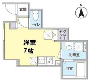 コンフォール小岩【101号室】の間取り