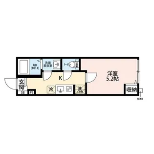 エクセラン立石Ⅱ【1階】の間取り