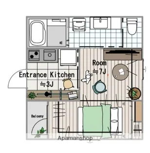 シーンプラス京成小岩【1階】の間取り