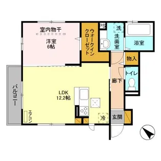 CHARCOAL HOUSE(チャコールハウス)【1階】の間取り