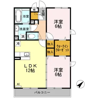 コンフォール瑞江9【3階】の間取り