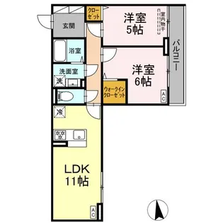 グラナーデ東葛西【3階】の間取り