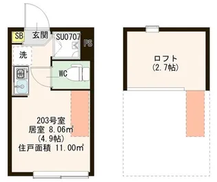 LEI MAILE ELUA【2階】の間取り