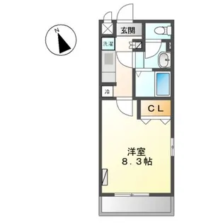 ルミナス・フルール【5階】の間取り