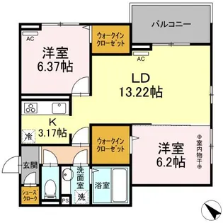 メゾン・ド・アヴニール【3階】の間取り