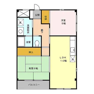フォルテーヌ大杉【1階】の間取り