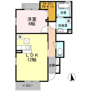フェリース カーサ【1階】の間取り