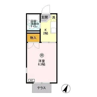 メゾン南行徳【1階】の間取り