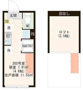EMINENCE Ⅰ【2階】の間取り