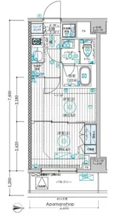 ブライズ大島【3階】の間取り