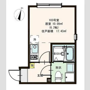 ハーモニーテラス瑞江Ⅱ【1階】の間取り