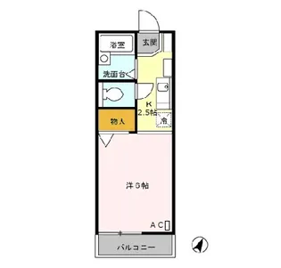 アネックス 壱番館【2階】の間取り