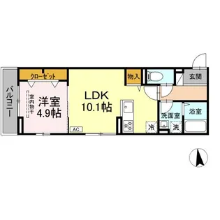 ベルメゾンVII【2階】の間取り