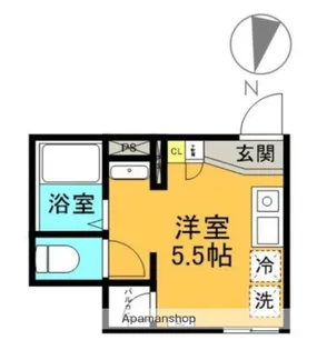 AQリーフィア堀切【2階】の間取り