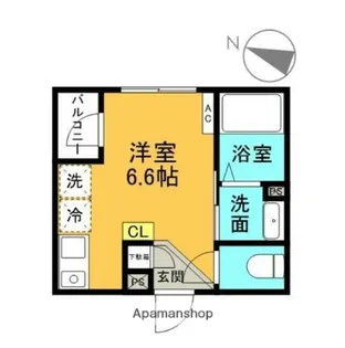 AQリーフィア堀切【1階】の間取り