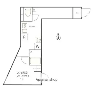 メイユール新小岩【2階】の間取り
