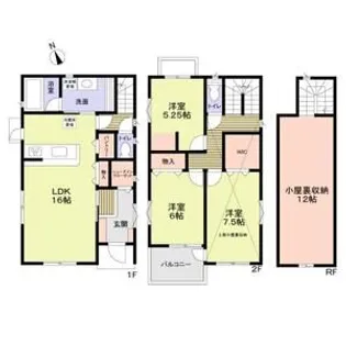 千葉県市川市国府台4丁目【一戸建】の間取り