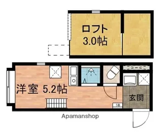 MET小岩【105号室】の間取り