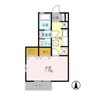 グラン セーヌII【1階】の間取り