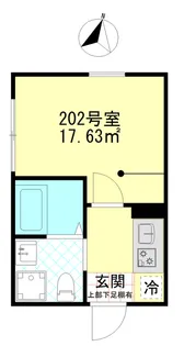 ブローテ四ツ木【2階】の間取り
