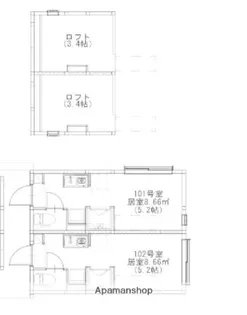 仮称)西新小岩四丁目③【1階】の間取り