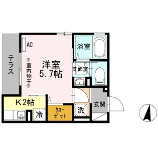 メゾンサトミ【1階】の間取り