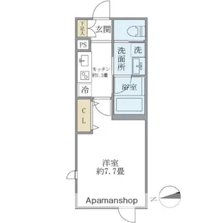 ミューズ新小岩【2階】の間取り