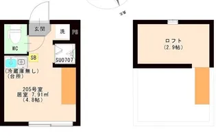 JUNE【2階】の間取り