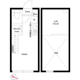 ハーモニーテラス西小岩Ⅴ【1階】の間取り
